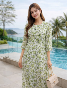 Macho half knitted dress